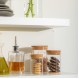 ESTIA ΔΟΧΕΙΟ ΑΠΟΘΗΚΕΥΣΗΣ ΓΥΑΛΙΝΟ 150ml ΜΕ ΚΑΠΑΚΙ ΦΕΛΛΟΥ