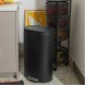 ESTIA ΚΑΔΟΣ ΑΠΟΡΡΙΜΑΤΩΝ OVOID SOFT CLOSE 30lt ΜΑΥΡΟΣ