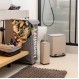 ESTIA ΠΙΓΚΑΛ CUBIC ΜΕΤΑΛΛΙΚΟ ΜΕ ΠΛΑΣΤΙΚΟ ΔΟΧΕΙΟ 25cm TAUPE