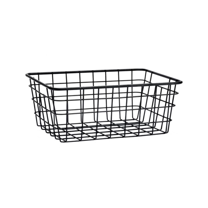 ESTIA ΚΑΛΑΘΙ ΟΡΓΑΝΩΣΗΣ ΜΕΤΑΛΛΙΚΟ 22x16x12cm ΜΑΥΡΟ
