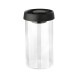 ESTIA ΔΟΧΕΙΟ ΑΠΟΘΗΚΕΥΣΗΣ ΚΕΝΟΥ ΑΕΡΟΣ ΓΥΑΛΙΝΟ 900ml ΜΕ ΚΑΠΑΚΙ ΜΑΥΡΟ