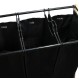 ESTIA ΚΑΛΑΘΙ ΑΠΛΥΤΩΝ BAMBOO ESSENTIALS 102lt 3 ΘΕΣΕΩΝ 68x40x76cm ΜΑΥΡΟ