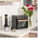 ESTIA ΦΡΙΤΕΖΑ ΑΕΡΟΣ OAK 1400w 12lt ΜΕ 4 ΛΕΙΤΟΥΡΓΕΙΕΣ ΨΗΣΙΜΑΤΟΣ ΜΑΥΡΟ