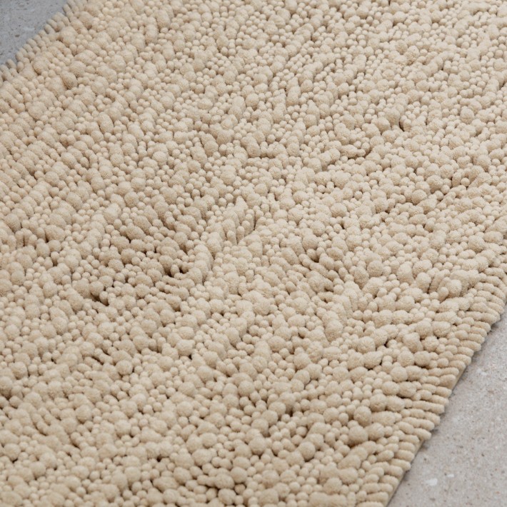ESTIA ΤΑΠΕΤΟ ΜΠΑΝΙΟΥ SHAGGY 80x50cm ΠΟΛΥΕΣΤΕΡΑ TAUPE