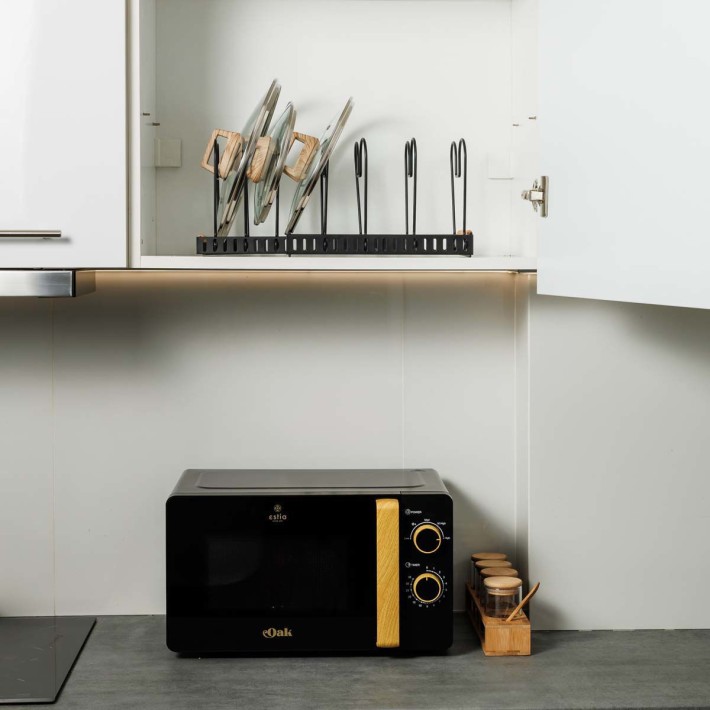 ESTIA ΦΟΥΡΝΟΣ ΜΙΚΡΟΚΥΜΑΤΩΝ OAK 7000w 20lt ΜΑΥΡΟ