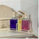 ESTIA ΔΟΧΕΙΑ ΥΓΡΟΥ ΠΙΑΤΩΝ ALLURE 2x300ml ΜΕ ΜΕΤΑΛΛΙΚΗ ΒΑΣΗ & ΘΗΚΗ ΓΙΑ ΣΦΟΥΓΓΑΡΙ IVORY