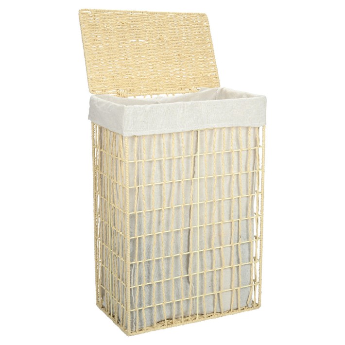 ESTIA ΚΑΛΑΘΙ ΑΠΛΥΤΩΝ NEST 37x22x55cm 2 ΘΕΣΕΩΝ ΜΠΕΖ