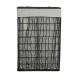 ESTIA ΚΑΛΑΘΙ ΑΠΛΥΤΩΝ NEST 37x22x55cm 2 ΘΕΣΕΩΝ ΜΑΥΡΟ