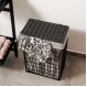 ESTIA ΚΑΛΑΘΙ ΑΠΛΥΤΩΝ NEST 37x22x55cm 2 ΘΕΣΕΩΝ ΜΑΥΡΟ