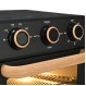 ESTIA ΦΡΙΤΕΖΑ ΑΕΡΟΣ OAK 1400w 12lt ΜΕ 4 ΛΕΙΤΟΥΡΓΕΙΕΣ ΨΗΣΙΜΑΤΟΣ ΜΑΥΡΟ