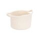 ESTIA ΚΑΛΑΘΙ ΚΡΕΜΑΣΤΟ BLANCA 20x20x15cm ΛΕΥΚΟ