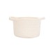 ESTIA ΚΑΛΑΘΙ ΚΡΕΜΑΣΤΟ BLANCA 20x20x15cm ΛΕΥΚΟ