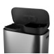 ESTIA ΚΑΔΟΣ ΑΠΟΡΡΙΜΑΤΩΝ DUOPRIME SOFT CLOSE 60lt ΜΕ ΔΥΟ ΔΟΧΕΙΑ 30&30lt INOX
