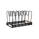 ESTIA ΘΗΚΗ ΜΕ ΔΙΑΧΩΡΙΣΤΙΚΑ BAMBOO ESSENTIALS ΜΕΤΑΛΛΙΚΗ ΜΕ ΧΕΡΟΥΛΙ 30.5x17.7x19cm ΜΑΥΡΗ