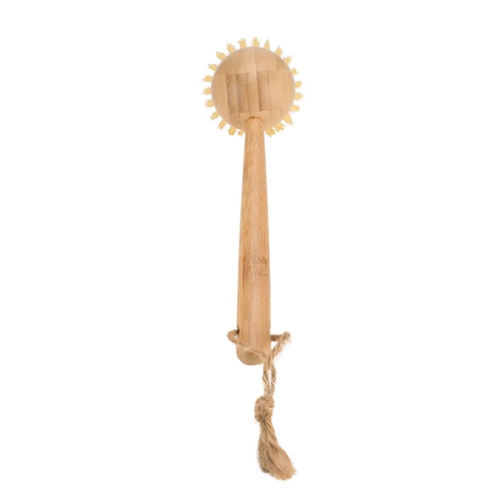 ESTIA ΒΟΥΡΤΣΑ ΚΑΘΑΡΙΣΜΟΥ ΠΙΑΤΩΝ ΧΕΙΡΟΣ BAMBOO ESSENTIALS 22.5x7cm
