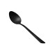ESTIA ΚΟΥΤΑΛΙ ΓΛΥΚΟΥ EDGE BLACK ΑΝΟΞΕΙΔΩΤΟ ΑΤΣΑΛΙ 18/0 ΜΑΥΡΟ MAT