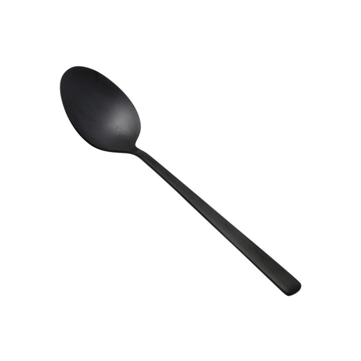 ESTIA ΚΟΥΤΑΛΙ ΓΛΥΚΟΥ PRESTIGE BLACK ΑΝΟΞΕΙΔΩΤΟ ΑΤΣΑΛΙ 18/0 ΜΑΥΡΟ MAT