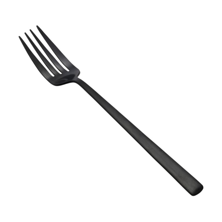 ESTIA ΠΙΡΟΥΝΙ ΦΑΓΗΤΟΥ PRESTIGE BLACK ΑΝΟΞΕΙΔΩΤΟ ΑΤΣΑΛΙ 18/0 ΜΑΥΡΟ MAT