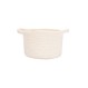 ESTIA ΚΑΛΑΘΙ ΚΡΕΜΑΣΤΟ BLANCA 18x18x13cm ΛΕΥΚΟ