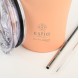ESTIA ΘΕΡΜΟΣ COFFEE MUG SAVE THE AEGEAN 350ml PEACH FUZZ