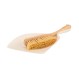 ESTIA ΣΚΟΥΠΑ ΜΕ ΦΑΡΑΣΙ ΧΕΙΡΟΣ BAMBOO ESSENTIALS IVORY 36x23x8cm
