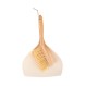 ESTIA ΣΚΟΥΠΑ ΜΕ ΦΑΡΑΣΙ ΧΕΙΡΟΣ BAMBOO ESSENTIALS IVORY 36x23x8cm
