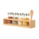 ESTIA ΔΟΧΕΙΑ ΜΠΑΧΑΡΙΚΩΝ BAMBOO ESSENTIALS ΓΥΑΛΙΝΑ ΣΕΤ 6 ΤΕΜ ΜΕ ΜΕΤΑΛΛΙΚΟ ΚΑΠΑΚΙ & ΒΑΣΗ BAMBOO ΜΕ ΚΟΥ