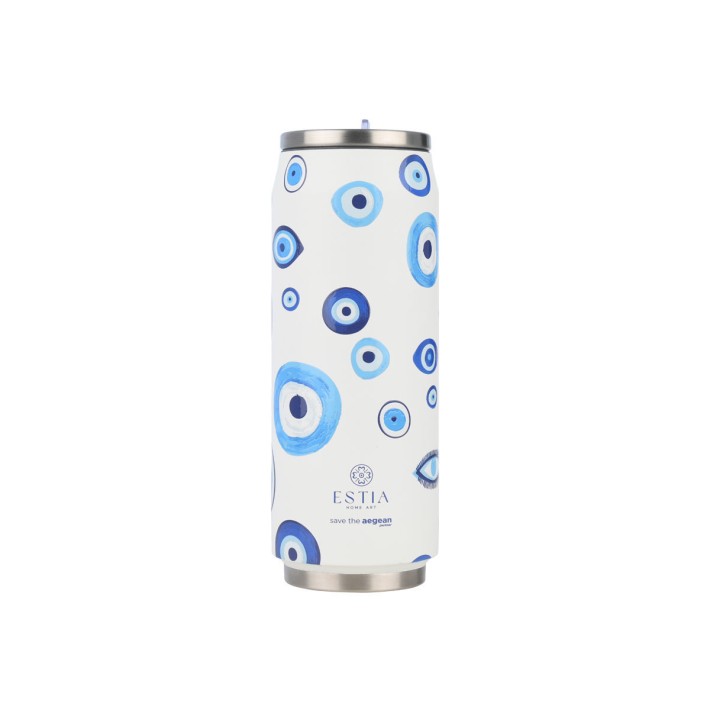 ESTIA ΘΕΡΜΟΣ TRAVEL CUP SAVE THE AEGEAN 500ml SPIRIT OF LUCK