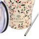 ESTIA ΘΕΡΜΟΣ COFFEE MUG SAVE THE AEGEAN 350ml BLOOM BEIGE