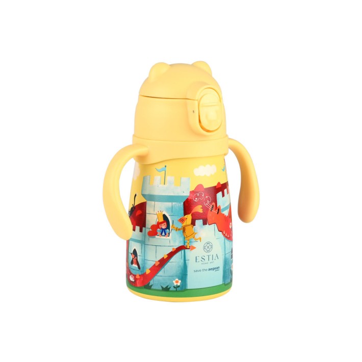 ESTIA ΘΕΡΜΟΣ ΠΑΙΔΙΚΟ BUBBLE BOTTLE SAVE THE AEGEAN 300ml FORTRESS DRAGON