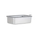 ESTIA ΦΑΓΗΤΟΔΟΧΕΙΟ CLICK&SEAL ΓΥΑΛΙΝΟ 1050ml 21.6x16.5x7.4cm ΜΕ ΚΑΠΑΚΙ ΠΛΑΣΤΙΚΟ IVORY