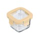 ESTIA ΦΑΓΗΤΟΔΟΧΕΙΟ CLICK&SEAL ΓΥΑΛΙΝΟ 160ml 18.9x14.5x6.7cm ΜΕ ΚΑΠΑΚΙ ΠΛΑΣΤΙΚΟ IVORY
