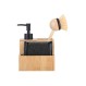 ESTIA ΔΟΧΕΙΟ ΥΓΡΟΥ ΠΙΑΤΩΝ BAMBOO ESSENTIALS ΜΕ ΣΦΟΥΓΓΑΡΙΑ ΚΑΙ ΒΟΥΡΤΣΑ