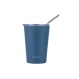 HOMELY ΘΕΡΜΟΣ MUG 400ml INDIGO BLUE