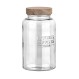 ESTIA ΔΟΧΕΙΟ ΑΠΟΘΗΚΕΥΣΗΣ ALLURE ΓΥΑΛΙΝΟ 2000ml 12x12x21.6cm