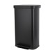 ESTIA ΚΑΔΟΣ ΑΠΟΡΡΙΜΑΤΩΝ FLATOP SOFT CLOSE 70lt ΜΑΤ ΜΑΥΡΟΣ