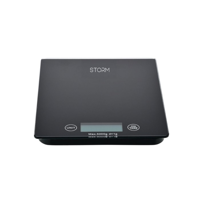 STORM ΖΥΓΑΡΙΑ ΚΟΥΖΙΝΑΣ BLACK ΨΗΦΙΑΚΗ ΜΕΓΙΣΤΟY ΒΑΡΟΥΣ 5kg