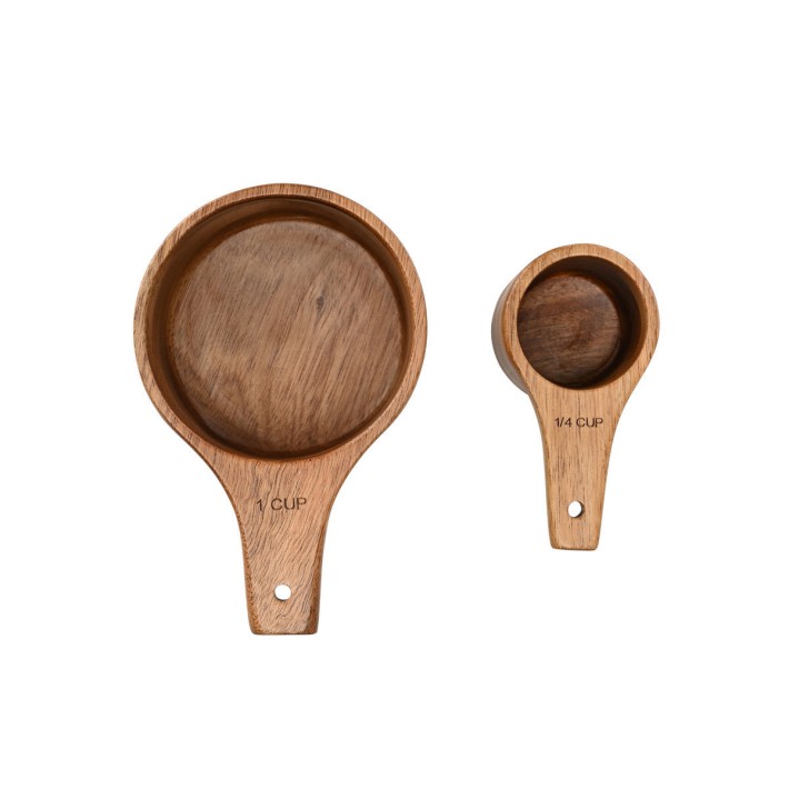 ESTIA ΞΥΛΙΝΗ ΜΕΖΟΥΡΑ ΚΟΥΖΙΝΑΣ ALLURE 13,7CM & 9,4CM ΣΕΤ