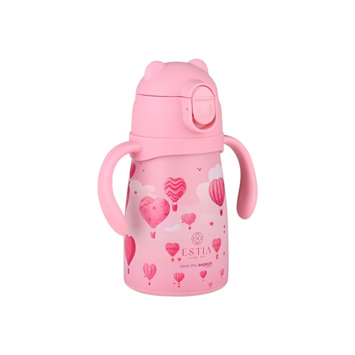 ESTIA ΘΕΡΜΟΣ ΠΑΙΔΙΚΟ BUBBLE BOTTLE SAVE THE AEGEAN 300ml LOVE ASCEND