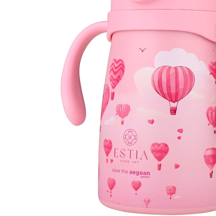 ESTIA ΘΕΡΜΟΣ ΠΑΙΔΙΚΟ BUBBLE BOTTLE SAVE THE AEGEAN 300ml LOVE ASCEND