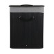 ESTIA ΚΑΛΑΘΙ ΑΠΛΥΤΩΝ BAMBOO ESSENTIALS 60LT ΠΤΥΣΣΟΜΕΝΟ ΟΡΘΟΓΩΝΙΟ ΜΑΥΡΟ ΝΕΑ ΠΛΕΞΗ