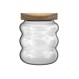 ESTIA ΔΟΧΕΙΟ ΑΠΟΘΗΚΕΥΣΗΣ ALLURE ΓΥΑΛΙΝΟ 500ml 9.5x9.5x12cm