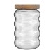 ESTIA ΔΟΧΕΙΟ ΑΠΟΘΗΚΕΥΣΗΣ ALLURE ΓΥΑΛΙΝΟ 700ml 9.5x9.5x15.8cm