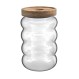ESTIA ΔΟΧΕΙΟ ΑΠΟΘΗΚΕΥΣΗΣ ALLURE ΓΥΑΛΙΝΟ 700ml 9.5x9.5x15.8cm