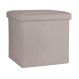 ESTIA ΣΚΑΜΠΟ CUBE LEATHER ΜΕ ΑΠΟΘΗΚΕΥΤΙΚΟ ΧΩΡΟ TAUPE