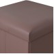 ESTIA ΣΚΑΜΠΟ CUBE LEATHER ΜΕ ΑΠΟΘΗΚΕΥΤΙΚΟ ΧΩΡΟ ΚΑΦΕ