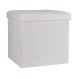 ESTIA ΣΚΑΜΠΟ CUBE LEATHER ΜΕ ΑΠΟΘΗΚΕΥΤΙΚΟ ΧΩΡΟ ΛΕΥΚΟ