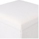 ESTIA ΣΚΑΜΠΟ CUBE LEATHER ΜΕ ΑΠΟΘΗΚΕΥΤΙΚΟ ΧΩΡΟ ΛΕΥΚΟ