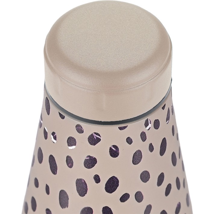 ESTIA ΘΕΡΜΟΣ TRAVEL FLASK SAVE THE AEGEAN 500ml LEOPARD TAUPE