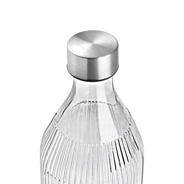 HOMELY ΜΠΟΥΚΑΛΙ ΓΥΑΛΙΝΟ 1000ml ΜΕ ΑΝΟΞΕΙΔΩΤΟ ΚΑΠΑΚΙ